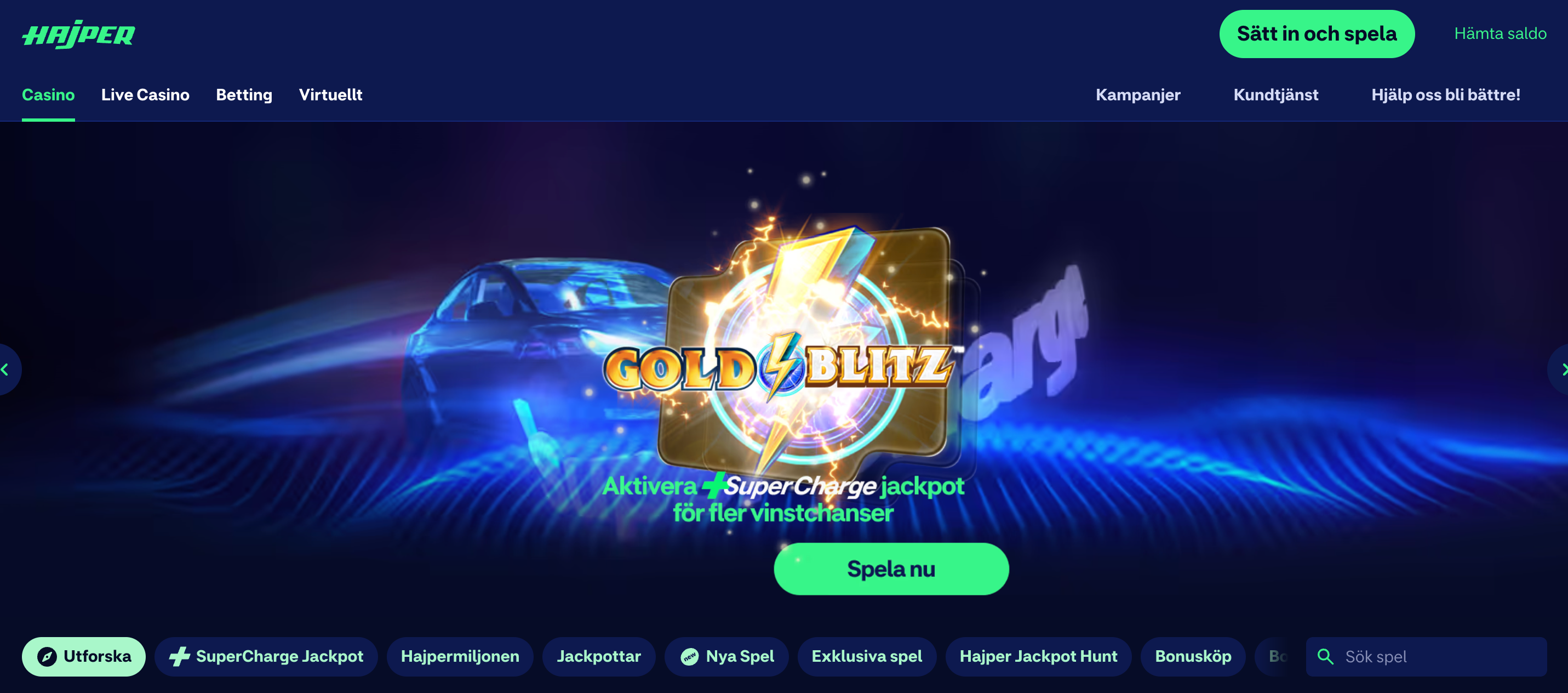 Hajper casino