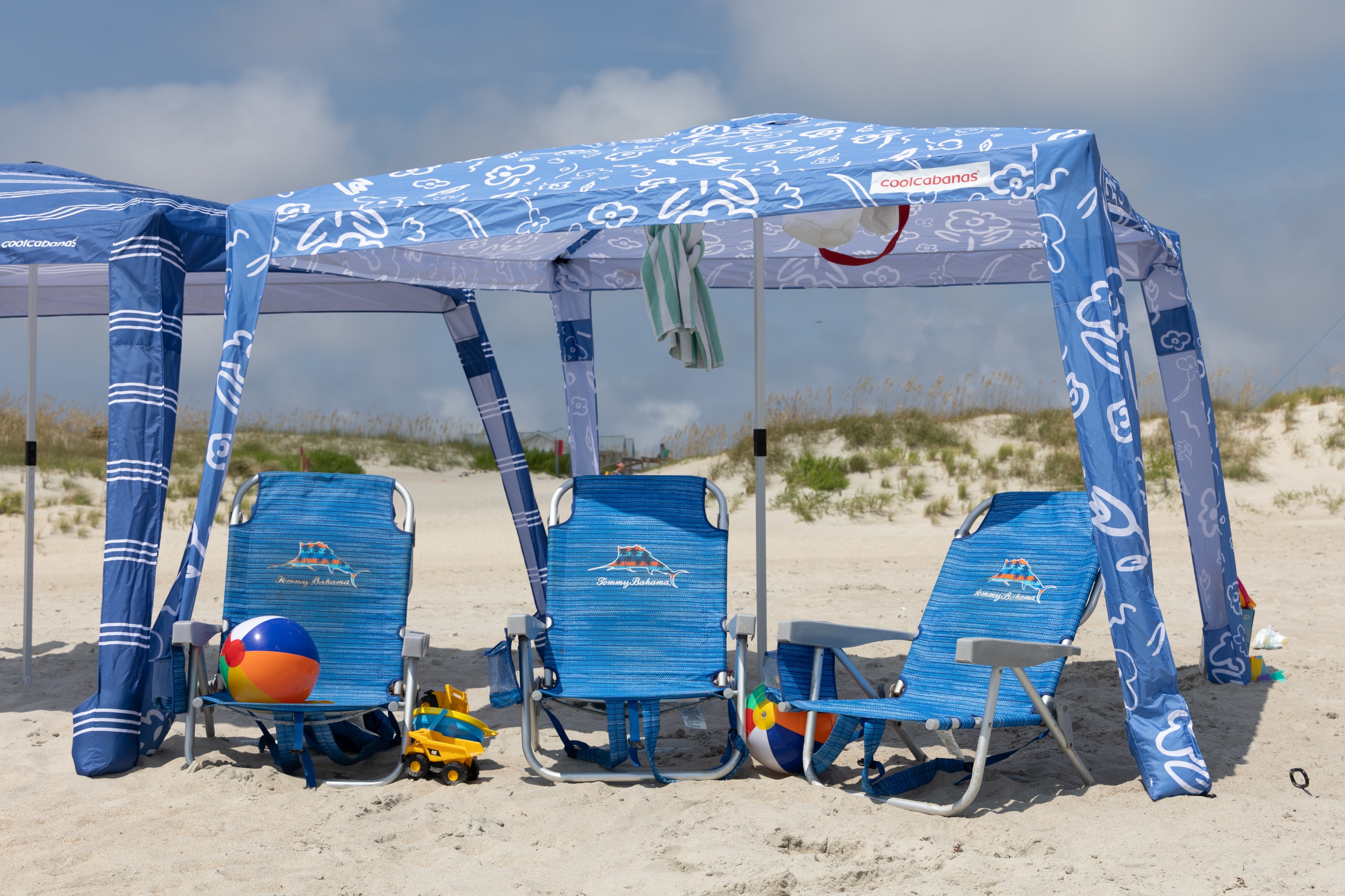 Beach chairs, Wrightsville Beach, San Dunes, hidden local favorite surf, Barrier Island
