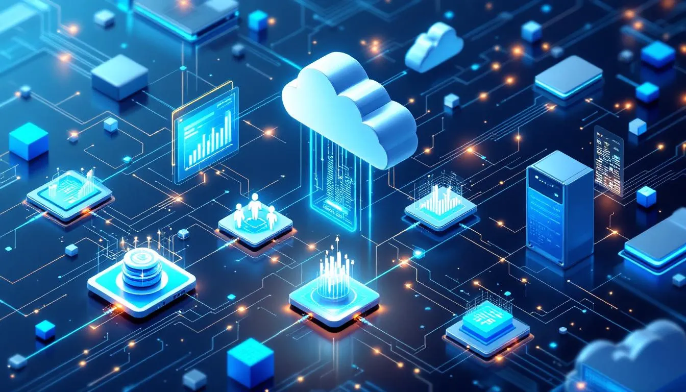 An illustration depicting enhanced data accessibility through virtualization.