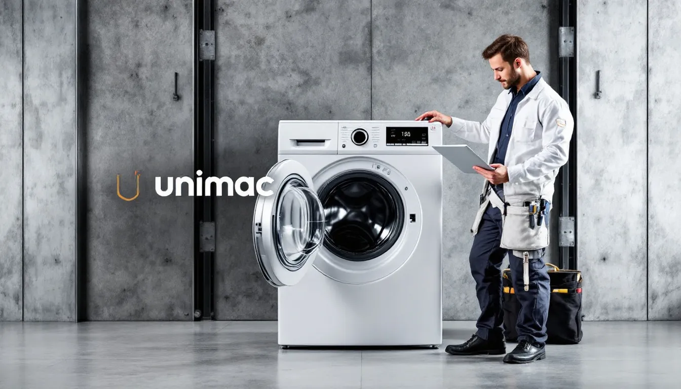 Same day appliance repair service in action for Unimac equipment.