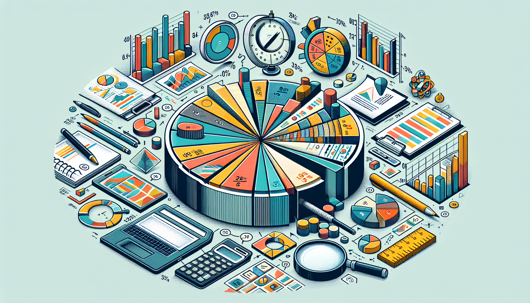 Illustration of setting budget targets for a restaurant