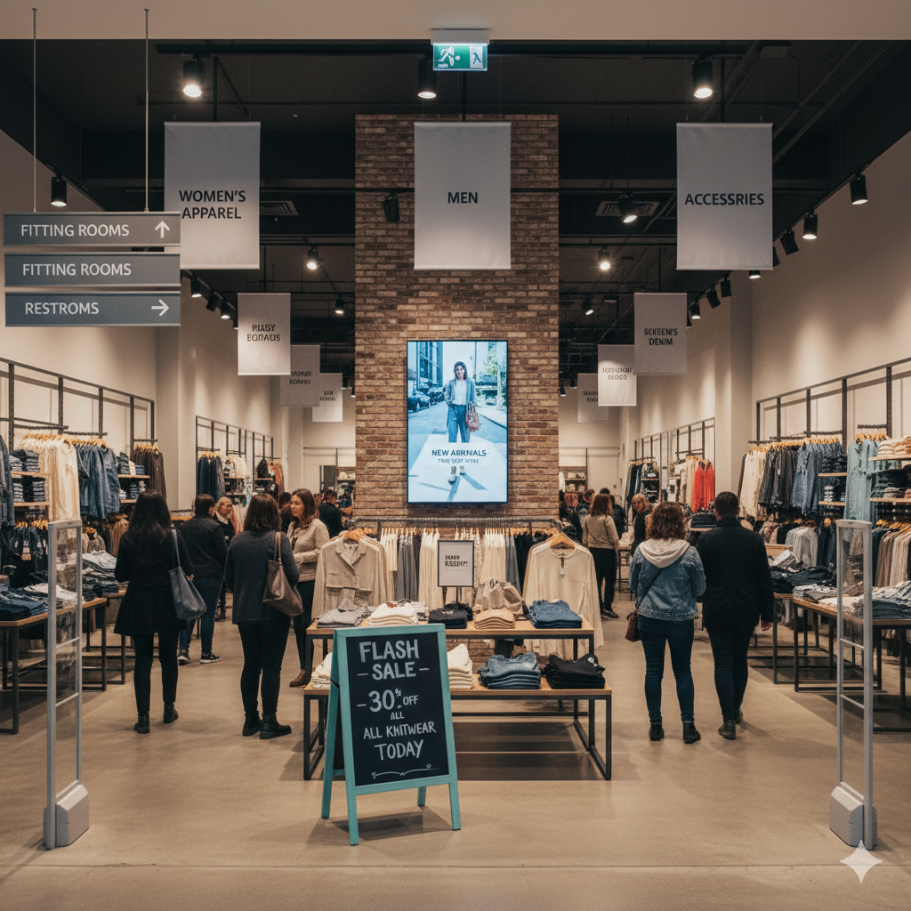 What Are the 9 Types of Retail Signage? 7 types of interior storefront signage
