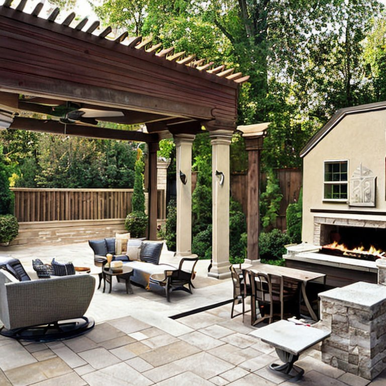 outdoor design for family patio