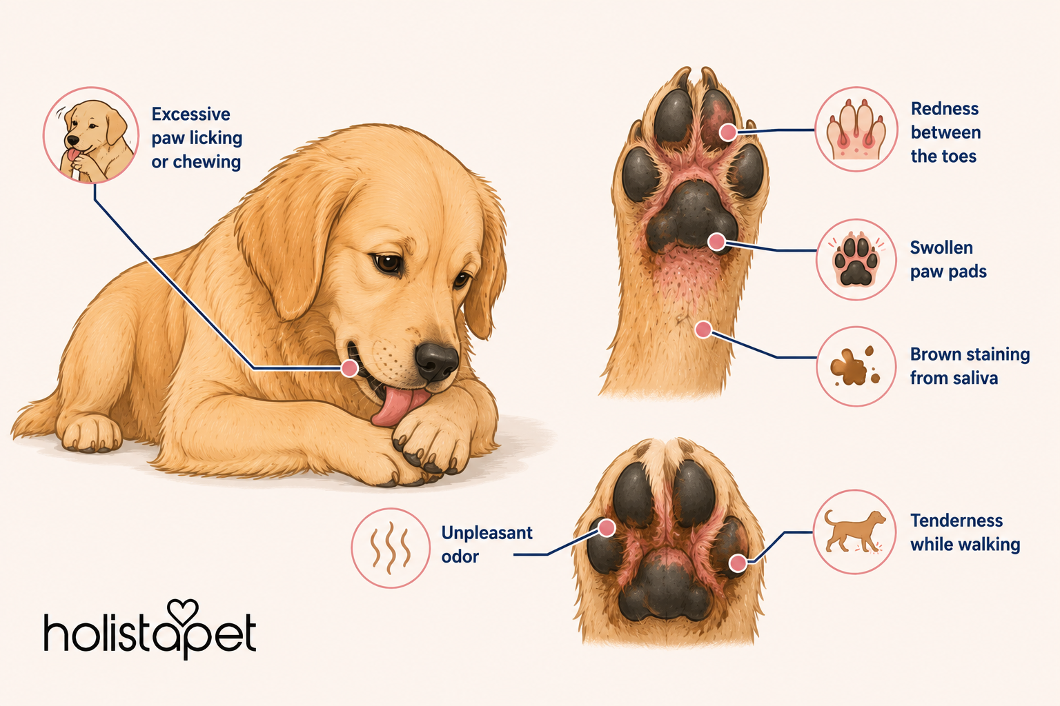 paw yeast infection