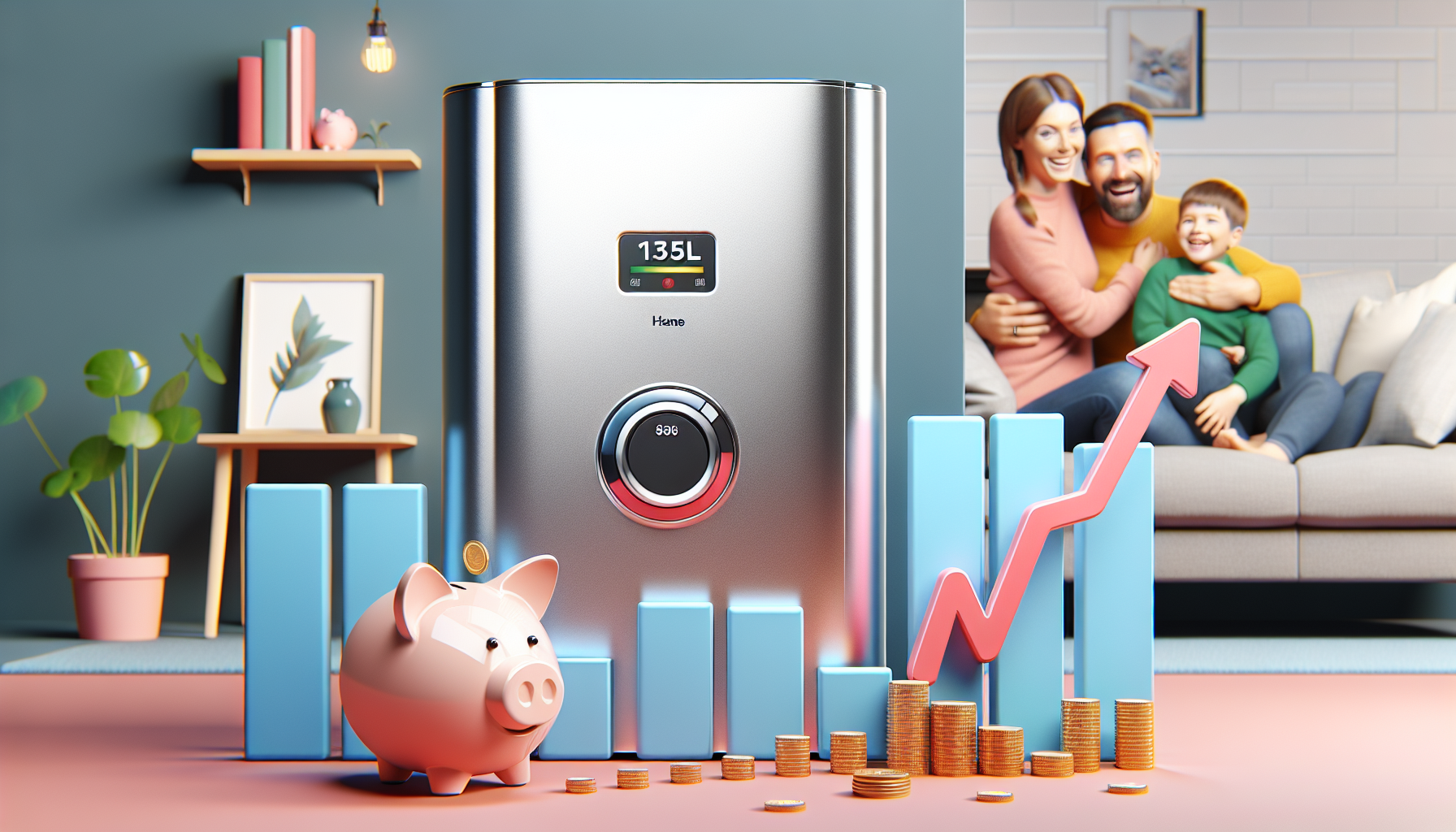 Cost savings with Rheem 135L 4 Star gas hot water system