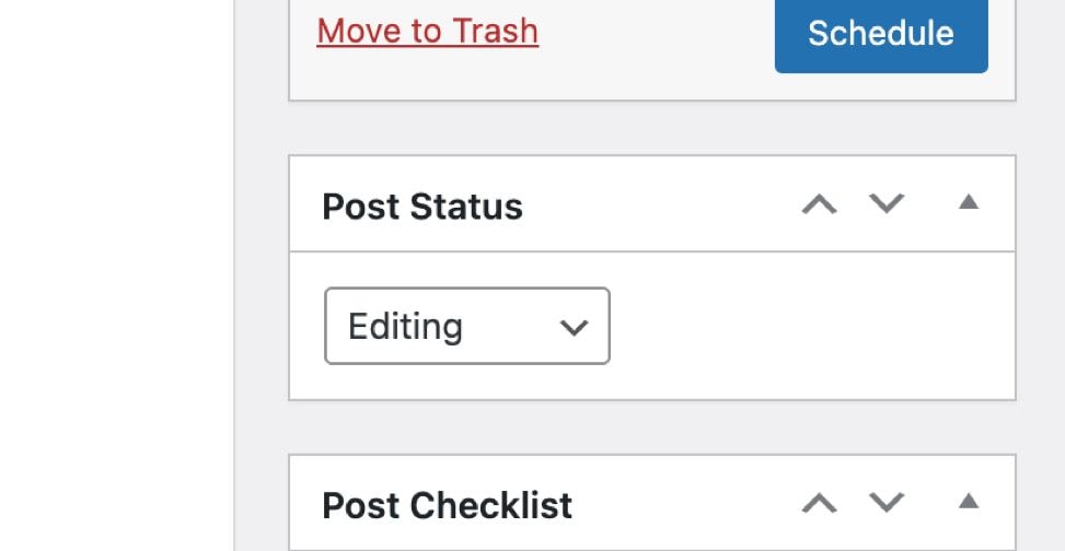 StriveCalendar post status