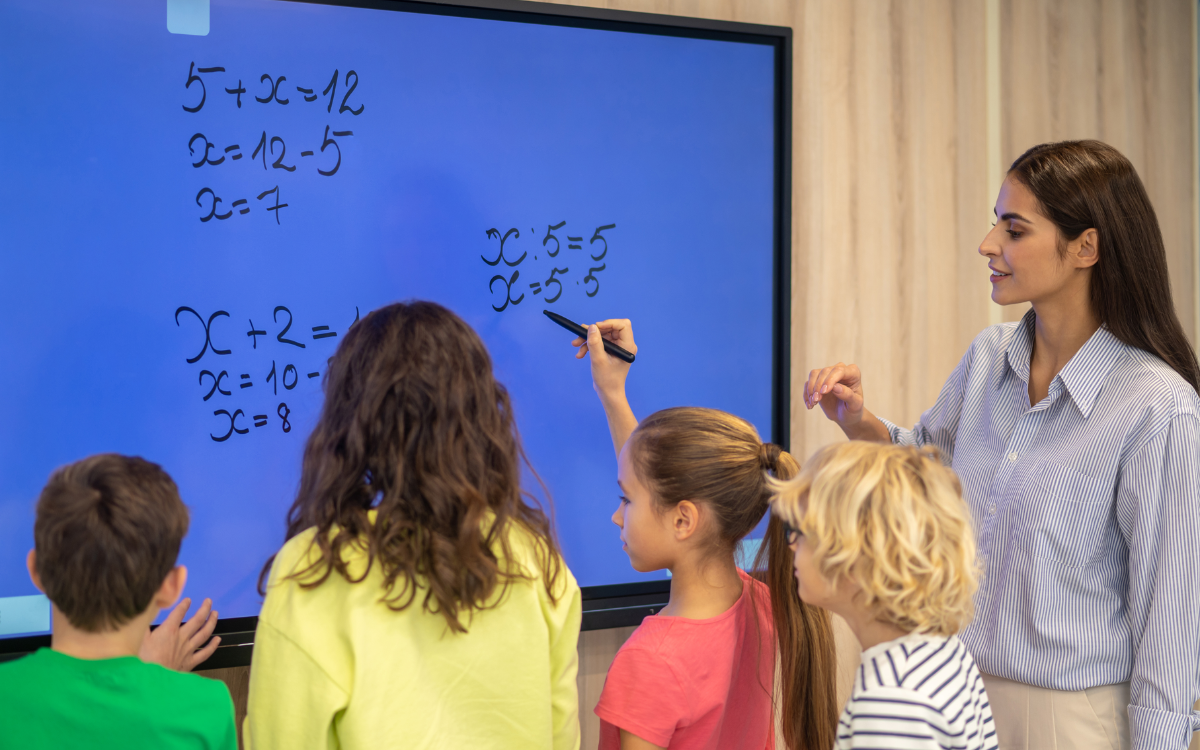 clase de 1.º de primaria
