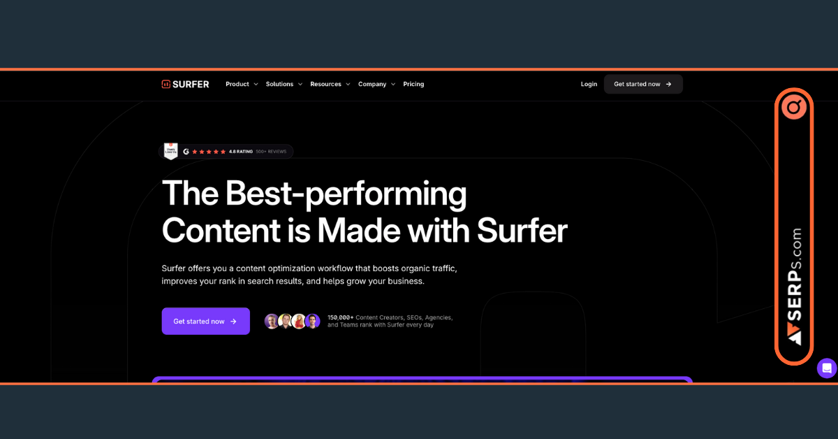 Paid Tools On-Page Optimization Tools (SurferSEO)