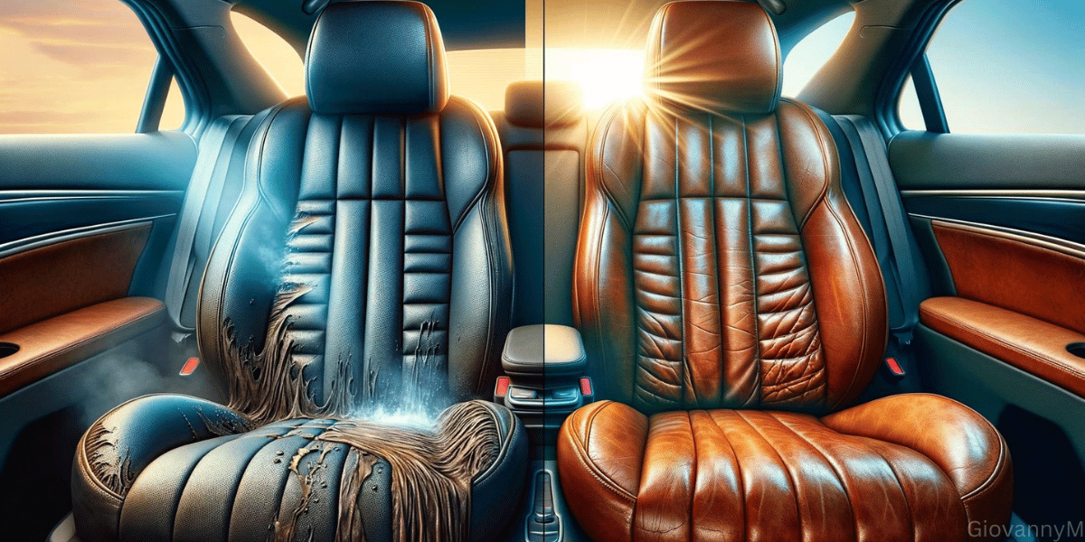 leather seats and the benefits of cleaning them.