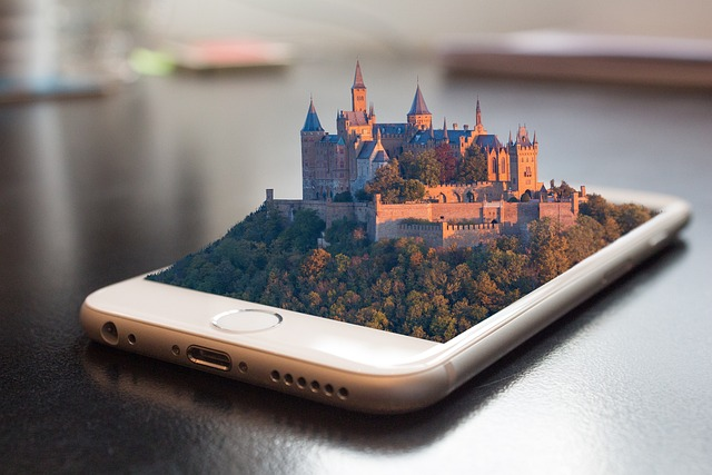 mobile phone, smartphone, hohenzollern castle