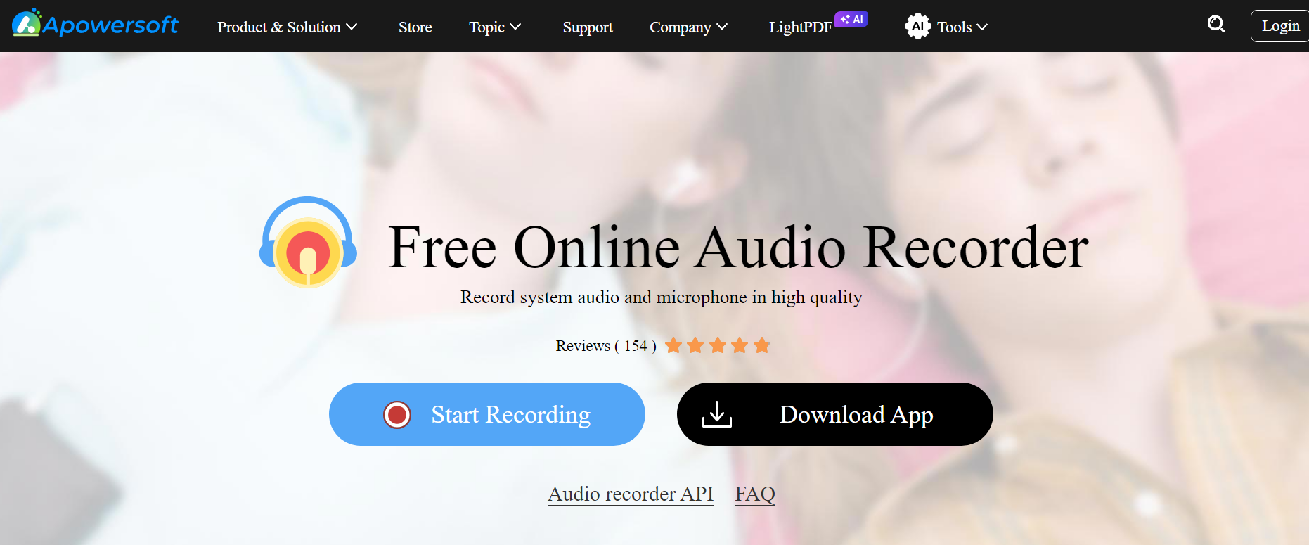 Apowersoft free online recorder