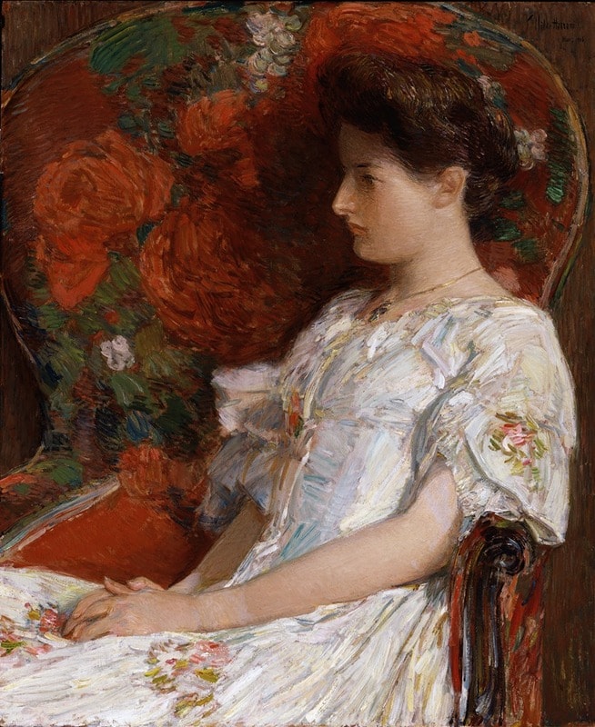 The Victorian Chair (1906) Childe Hassam (American, 1859-1935)