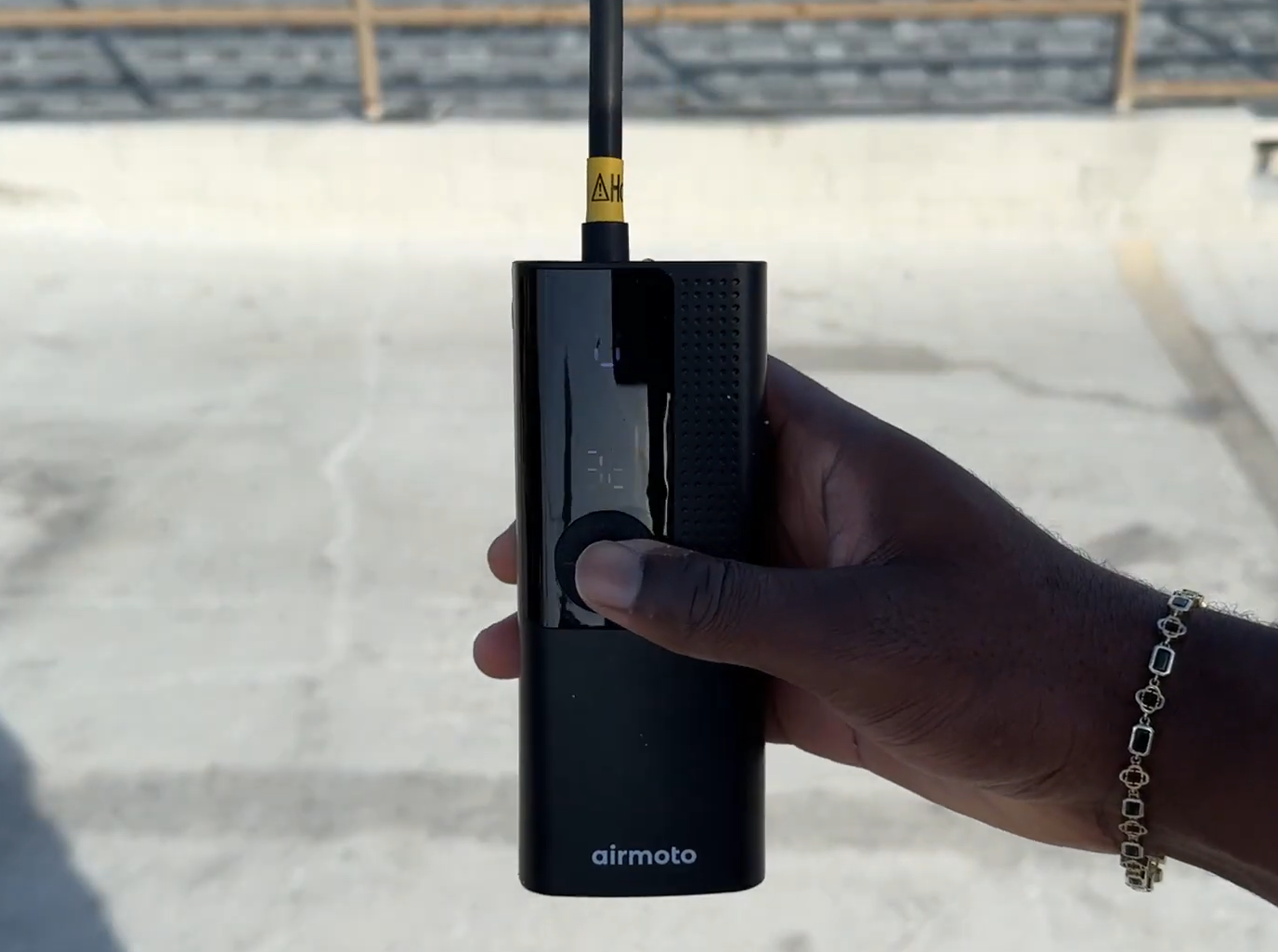 Airmoto cordless air pump durability test