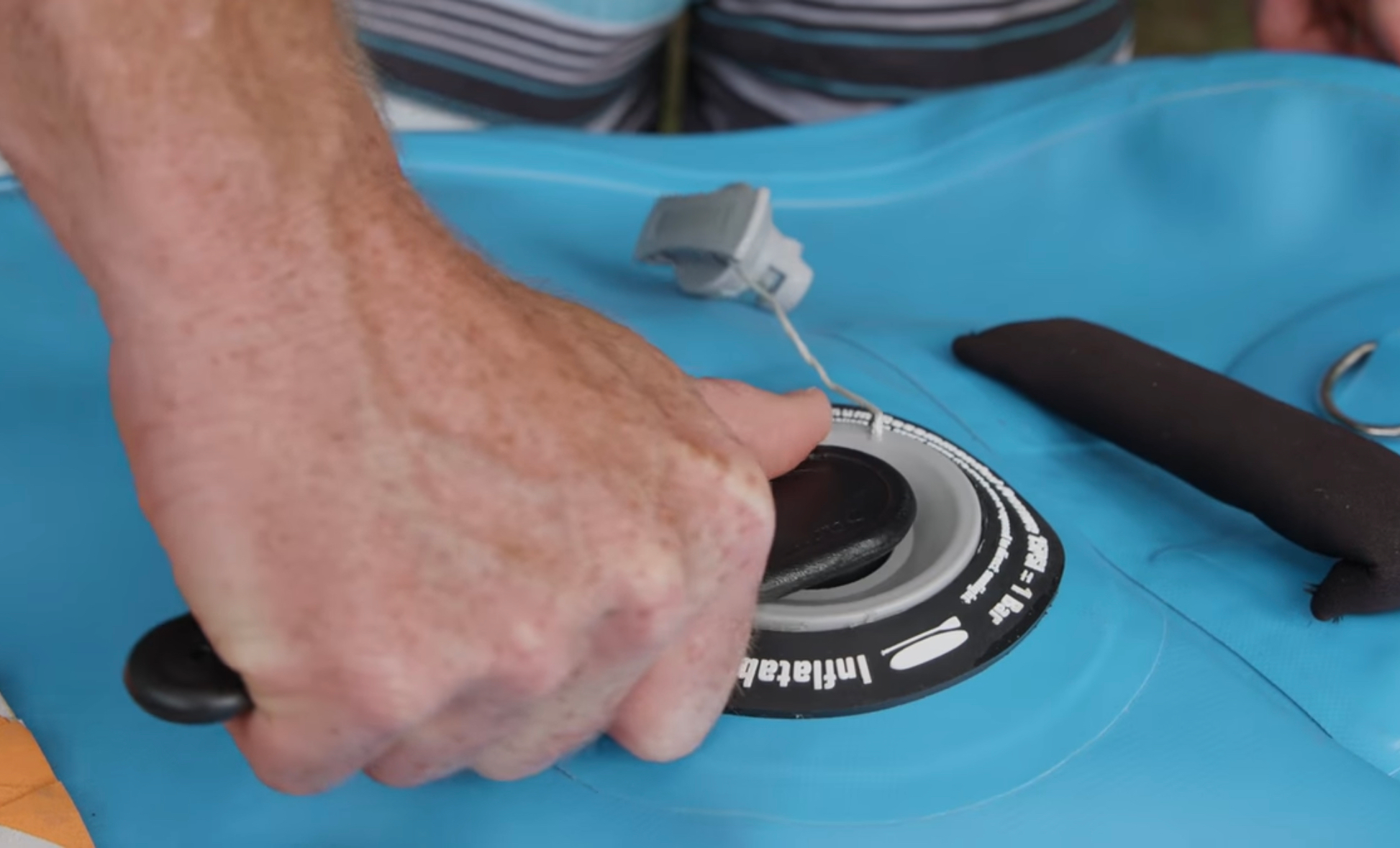 inflatable paddleboards have an inflation valve 