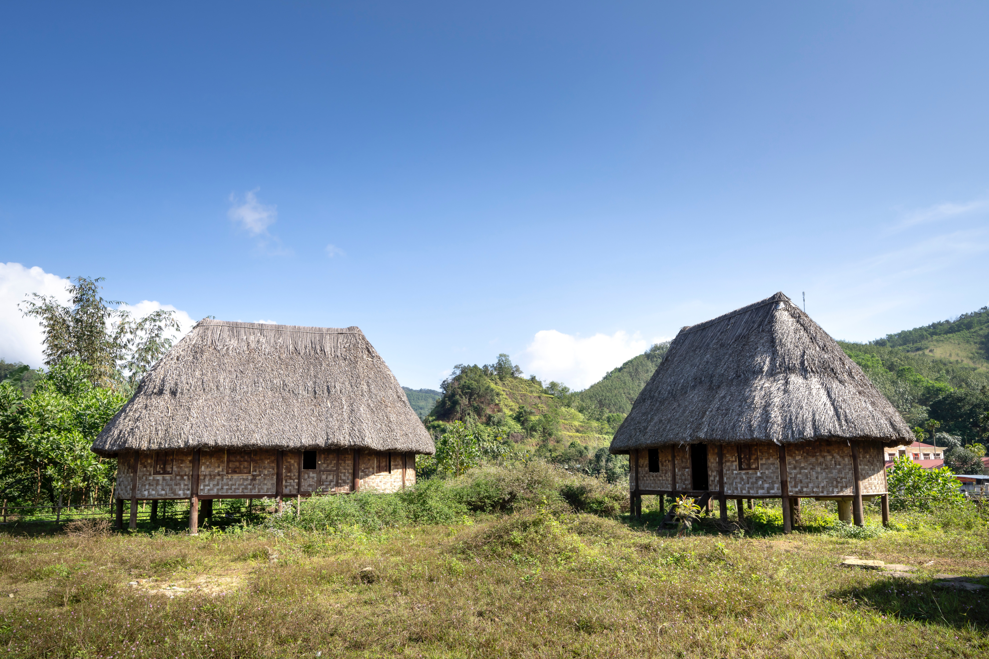 Photo by Quang Nguyen Vinh: https://www.pexels.com/photo/bungalows-with-thatched-roofs-in-village-6415964/