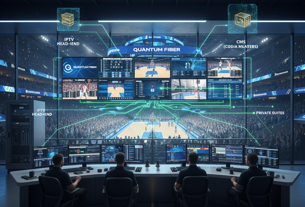 IPTV Digital Signage Sports Venues: A Deep Dive 2 content management system cms