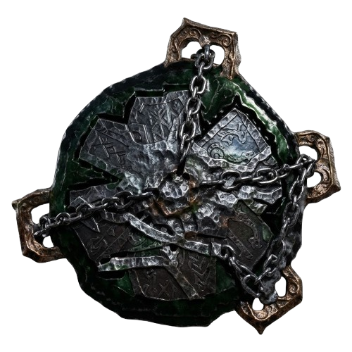 black metal shield - valheim