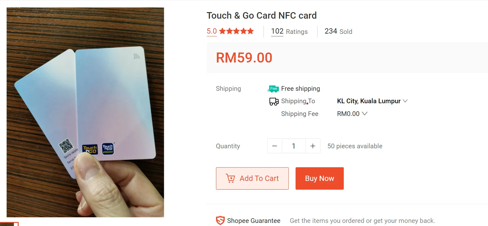 NFC Touch 'n Go Scalpers