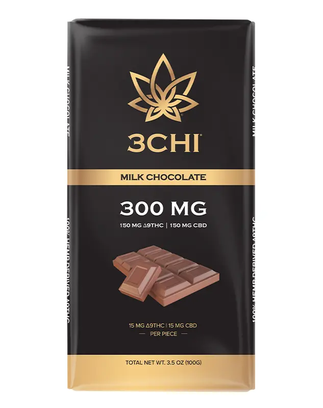 We have baked goods along with CBD and THC gummies. We also offer Delta 9 THC drinks that we recently released. This chocolate bar has been said to be similar to a marijuana baked good, with a longer duration that smoking.