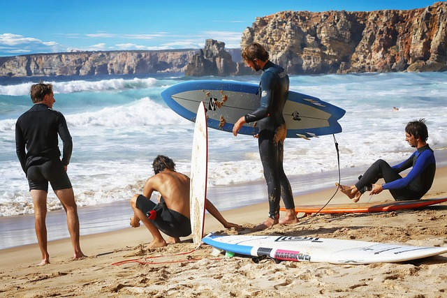 surf, beach, ocean