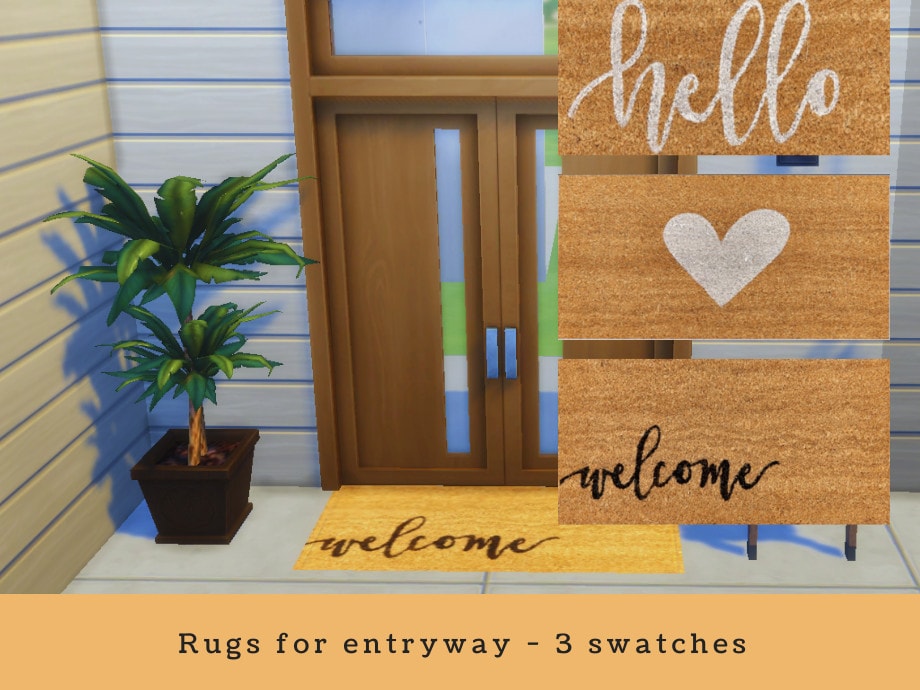 Freckles Sims Girl Rugs For Entryway