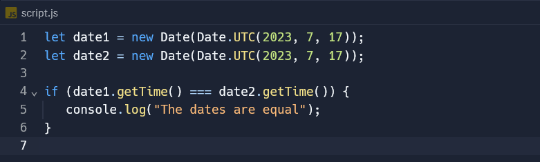 Using Date.UTC to handle time format from different zones for date1 date2