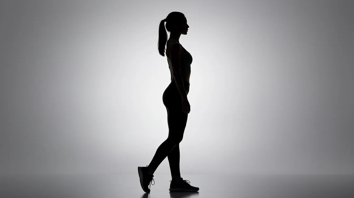 The image features the silhouette of an athletic woman, showcasing her natural proportional curves and a healthy body shape. This representation highlights the aesthetic goals of individuals who may consider procedures like the Brazilian butt lift or body contouring to enhance their self-confidence.