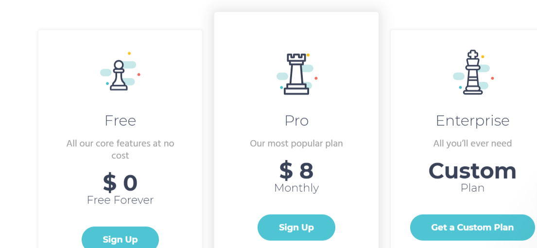 Moosend pricing plans
