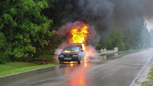 car accident, car wallpapers, fire