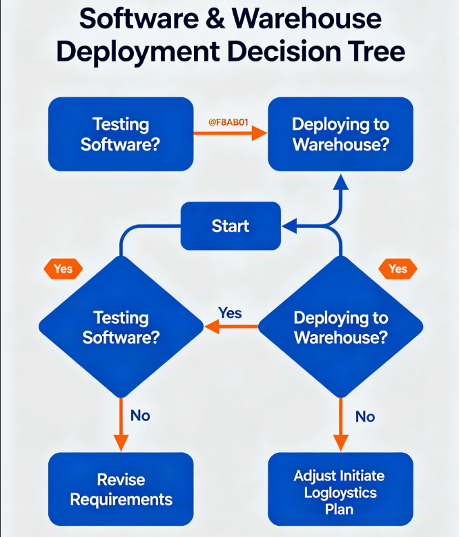 Decision tree infographic for choosing between an open source developer tablet and a rugged industrial Linux tablet.