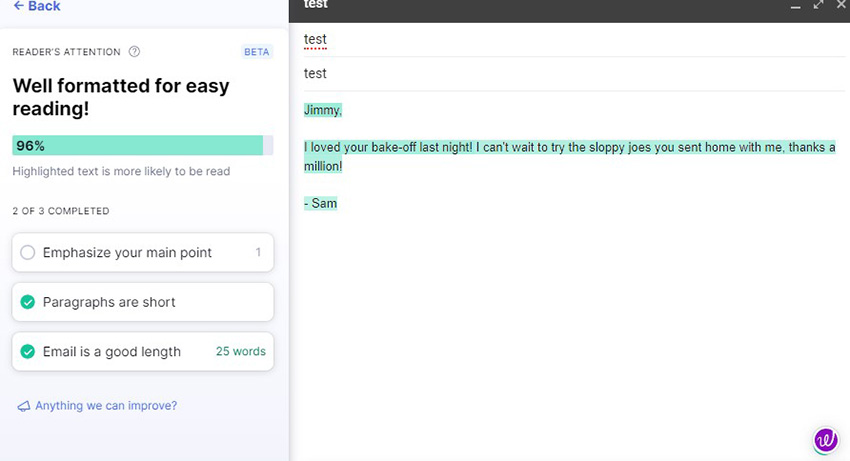 grammarly email tools
