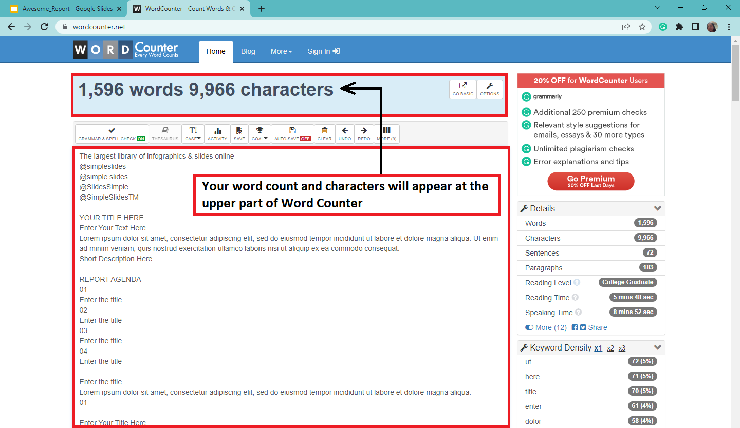 How to See Word Count on Google Slides in 2 Ways