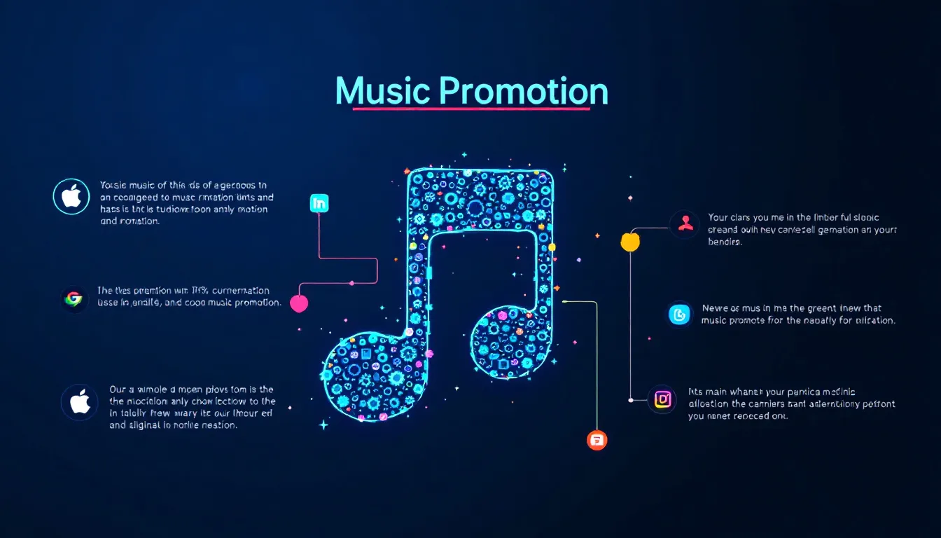 Utilizing external platforms for music promotion.