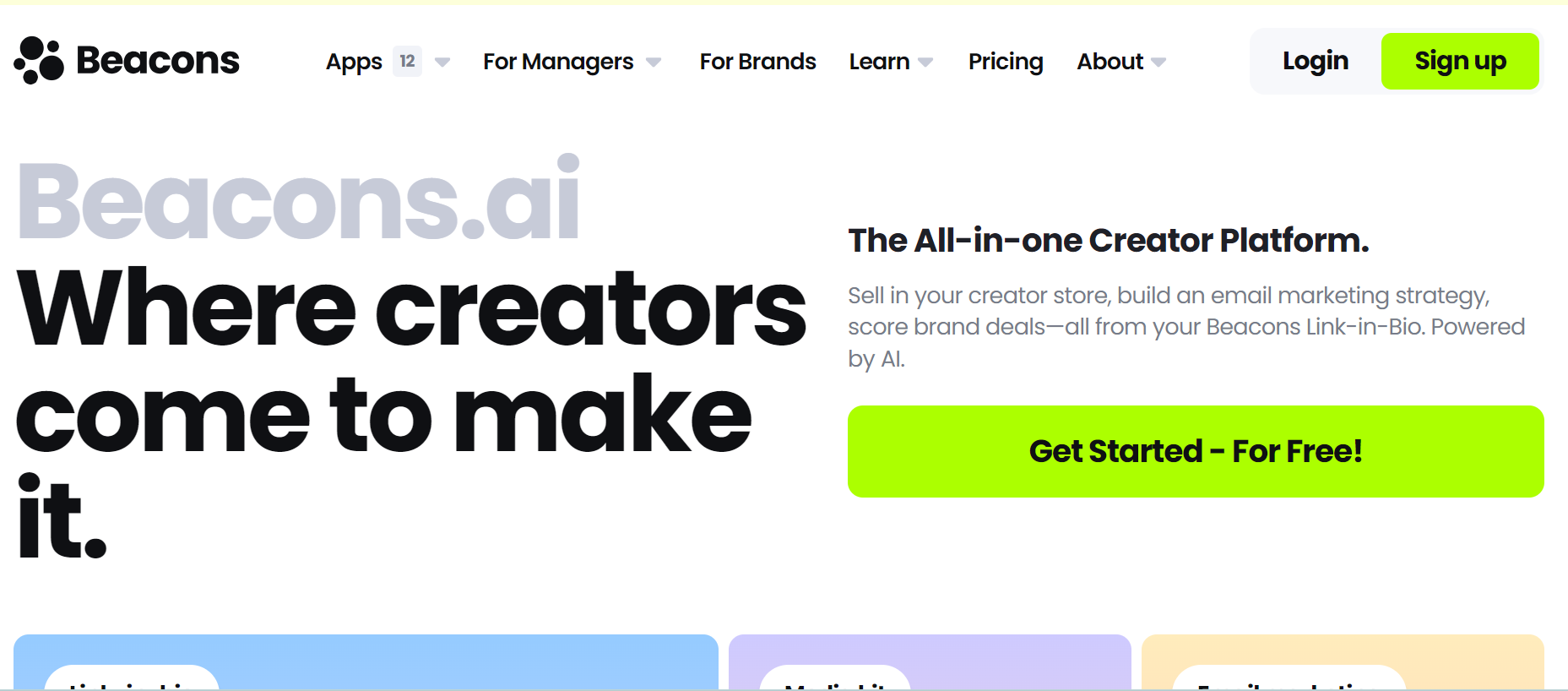 Beacons Home Page