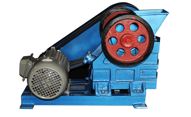 A compact jaw crusher with a wireless remote control