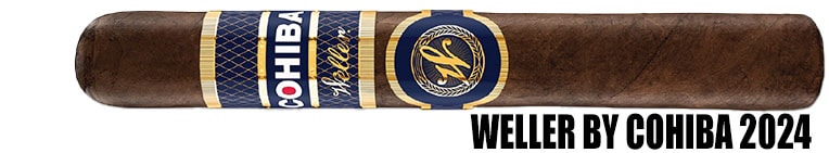 Tobaccos are Aged in Weller Bourbon Barrels 