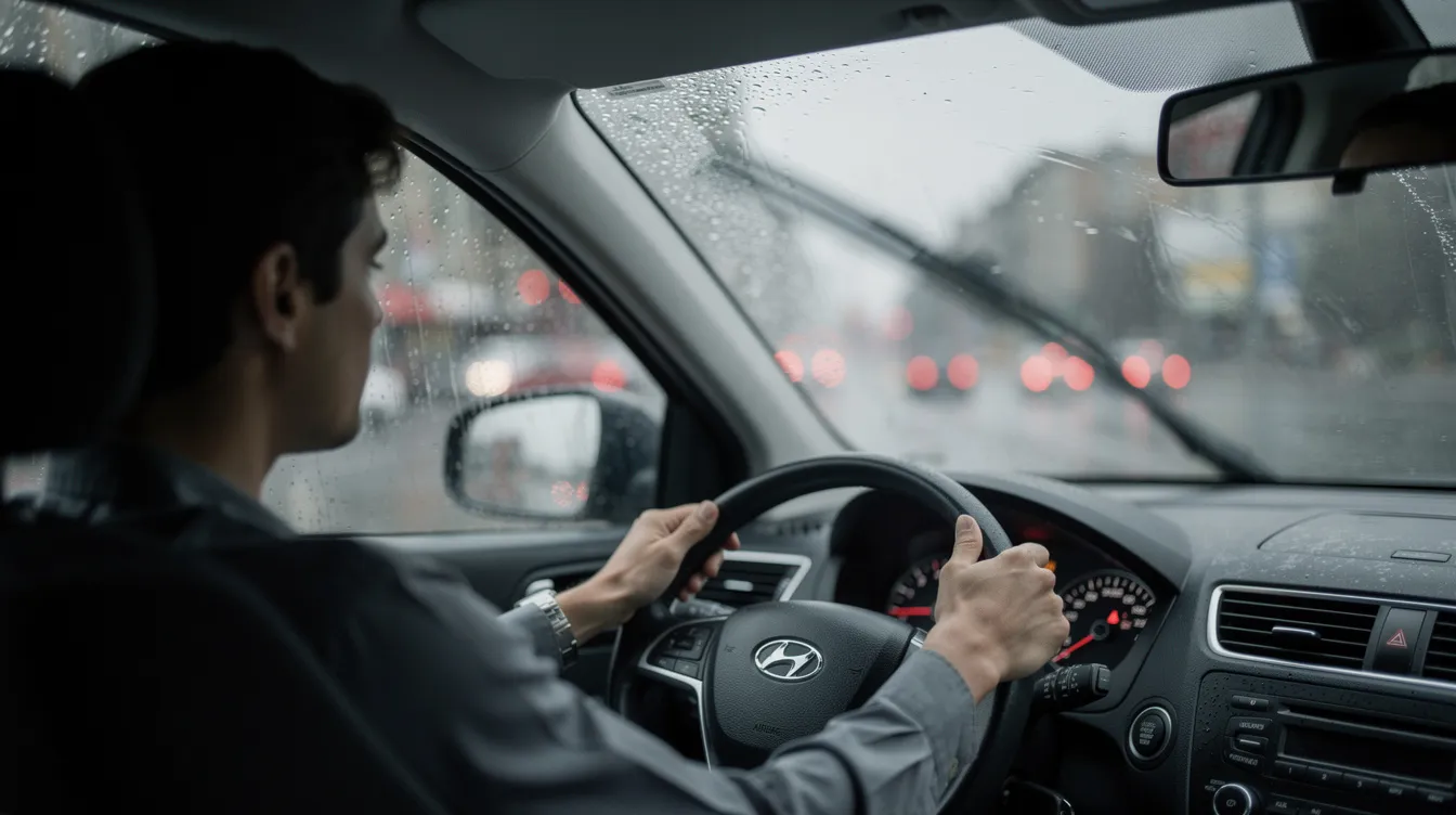 Driving in the rain