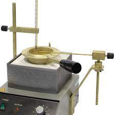 A picture of one of the most popular flash testers on the market, used for testing the flash point of various substances.
