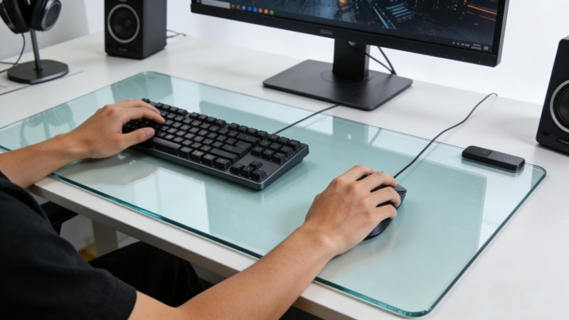 SkyPAD Glass Mousepad as a Market Reference