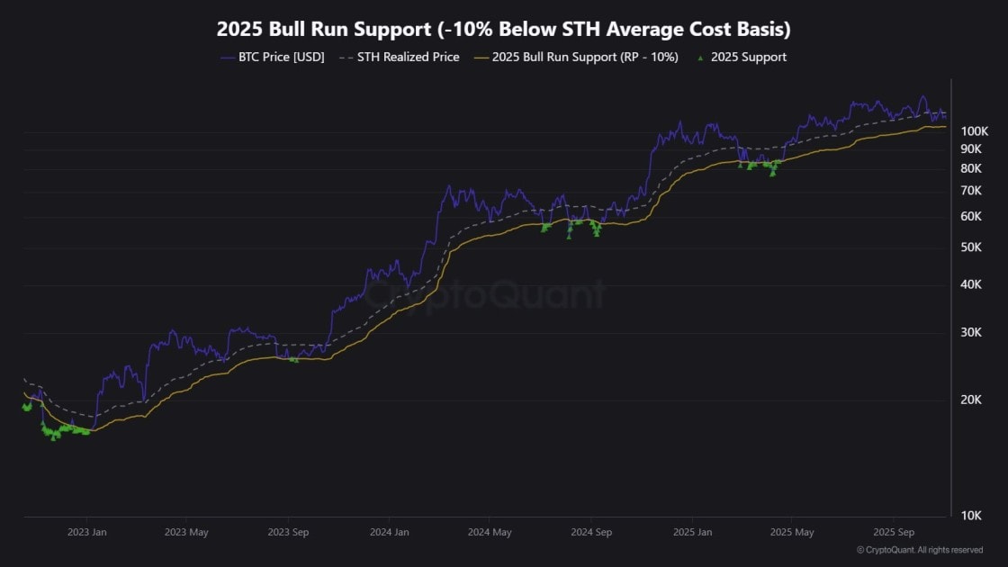 A chart illustrating key levels and support zones in the 2025 Bull Run.