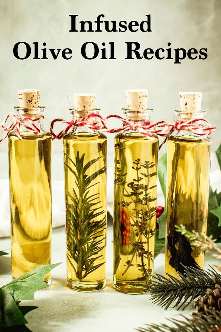 Infused oils. Pinterest @wisupdesigner