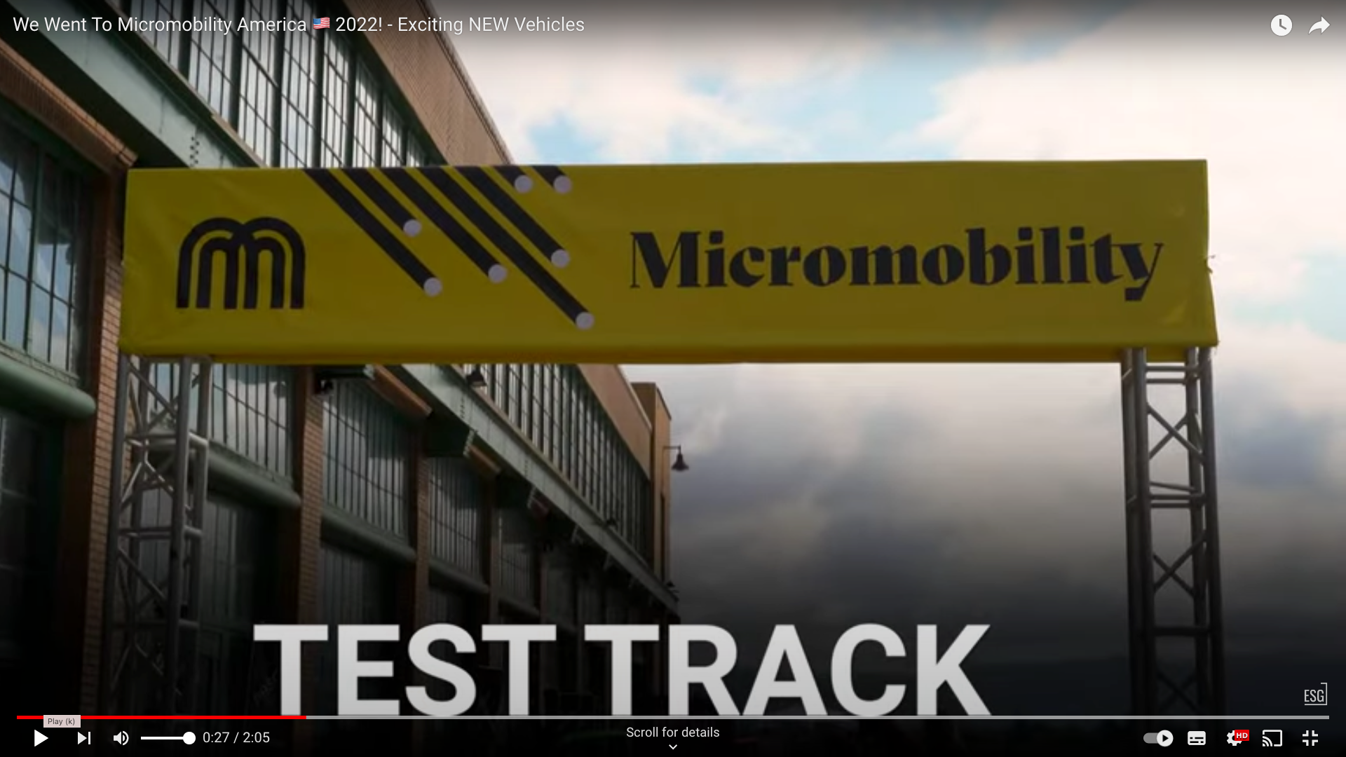 Micromobility America 2022 Test Track