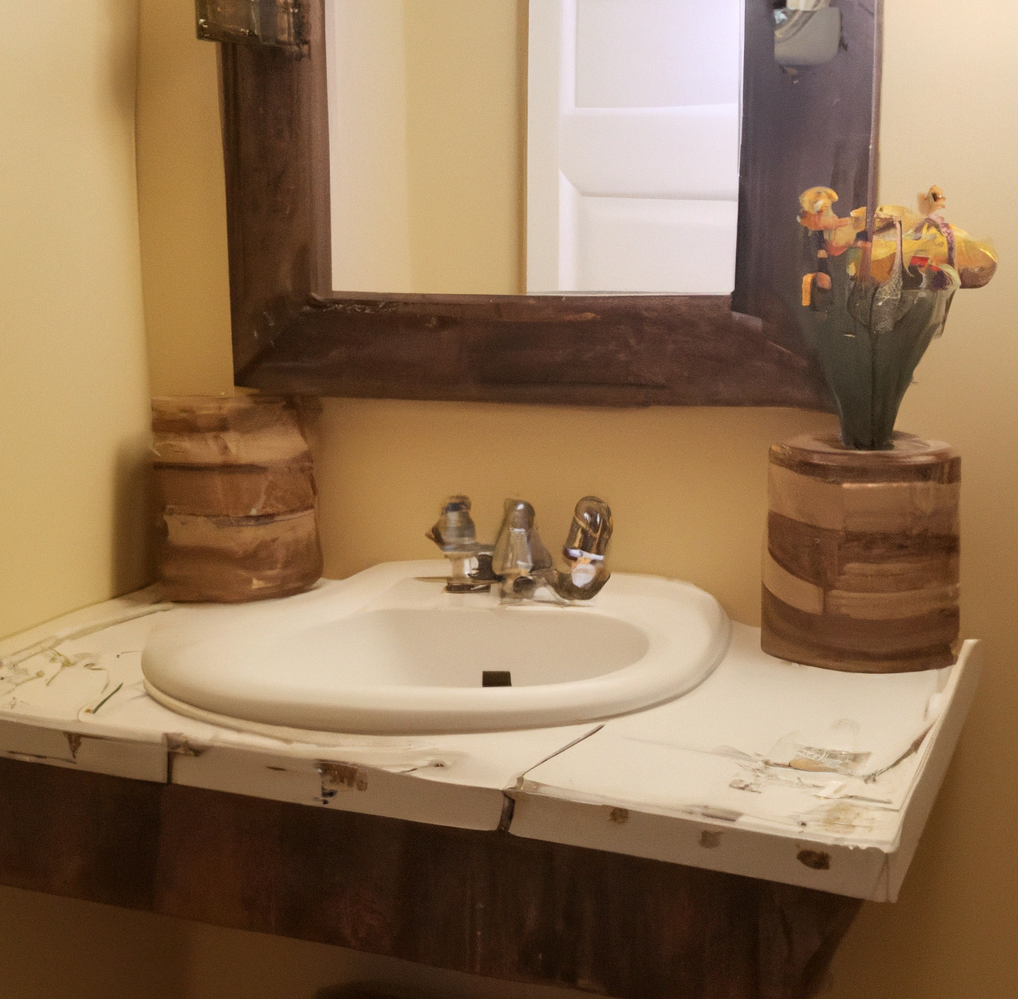 DIY modern bathroom vanity