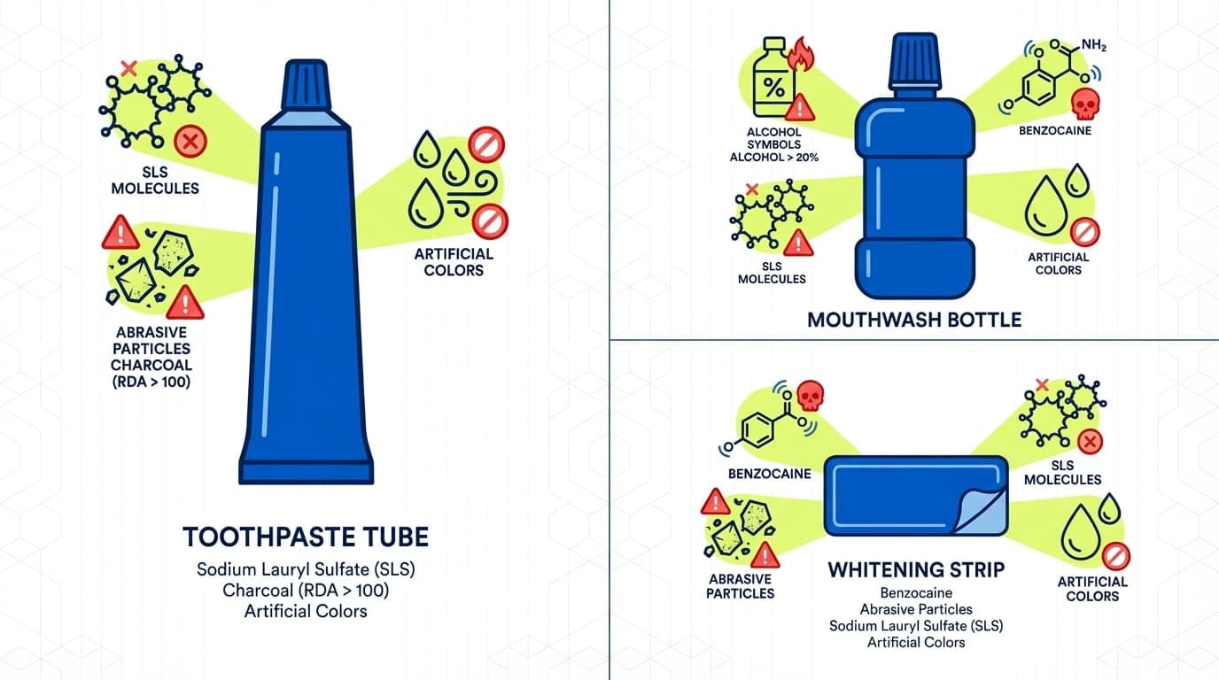 Which Toxic Ingredients Are Common in Toothpaste and Mouthwash?
