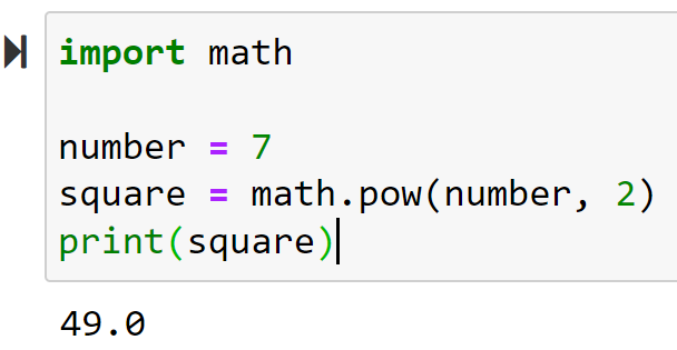 Squaring with Math.pow() Function