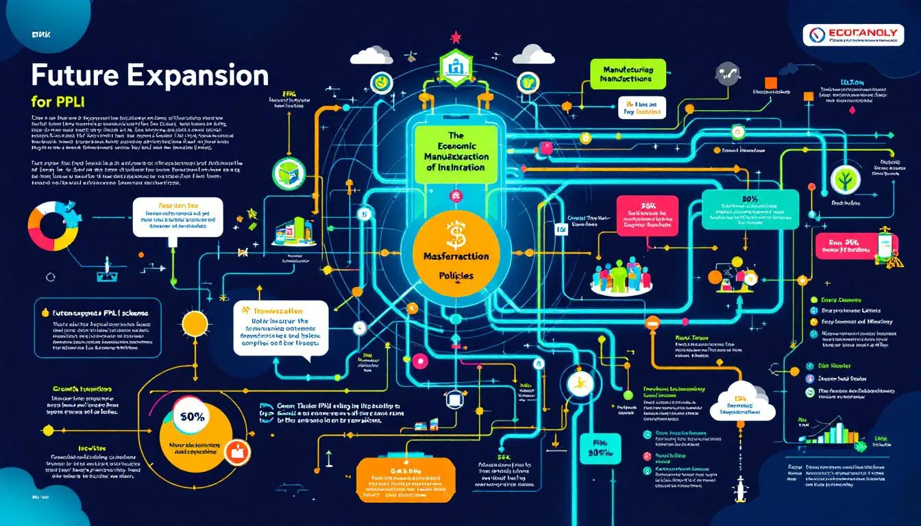 A futuristic image representing the expansion plans and future prospects of the PLI scheme.
