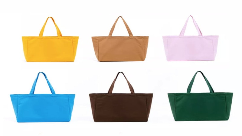 different canvas tote bag