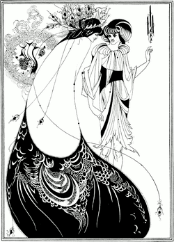 Aubrey Beardsley, The Peacock Skirt, 1893