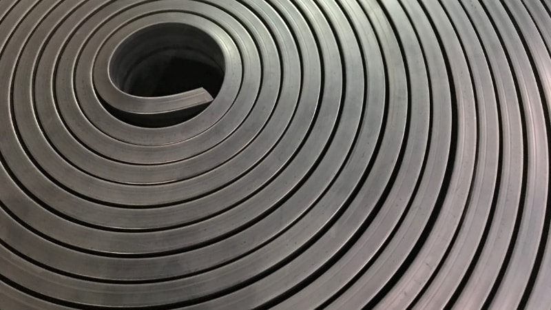 Vulcanized rubber ready to go in industry
