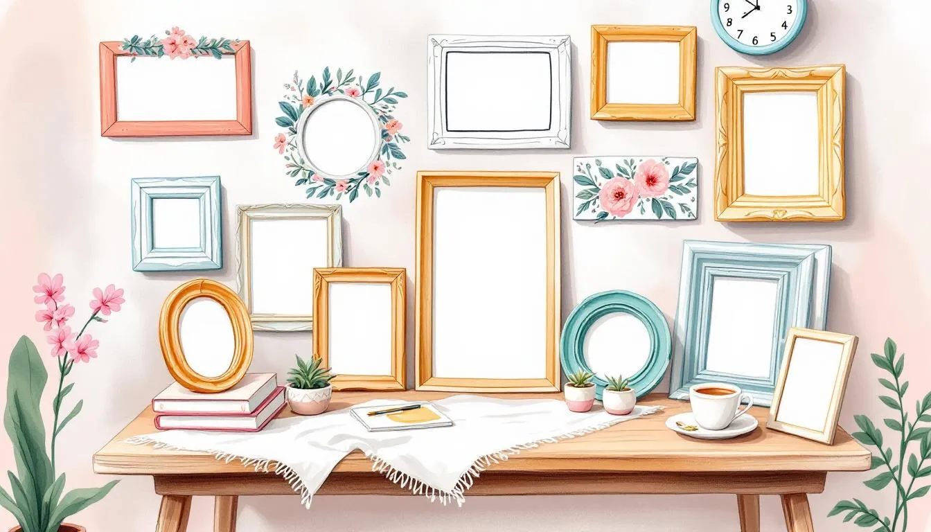 Personalized photo frames as thoughtful gifts.